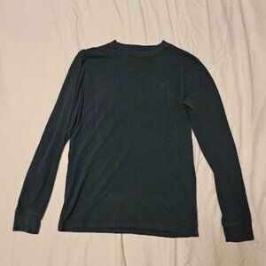 American Eagle Men’s Long Sleeve Tee – Dark Green – Size XS – 100% Cotton
